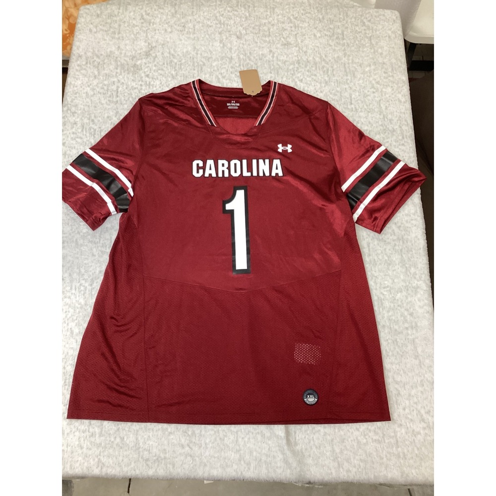 Under Armour South Carolina‎ Gamecocks #1 Football Jersey XXL Cardinal NWT
